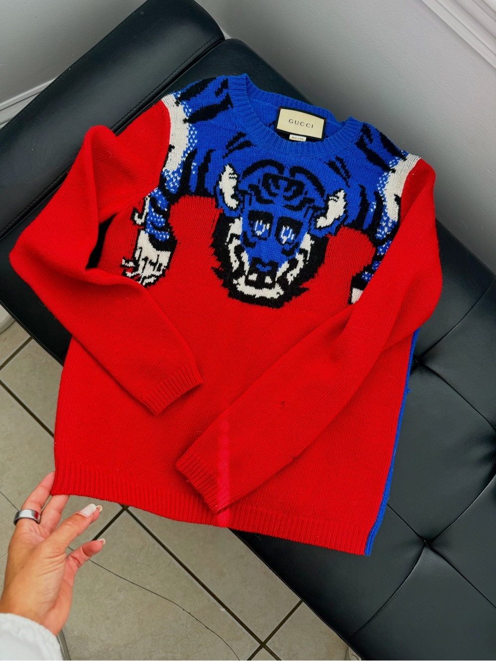 GUCCI sweater 100% WOOL, S